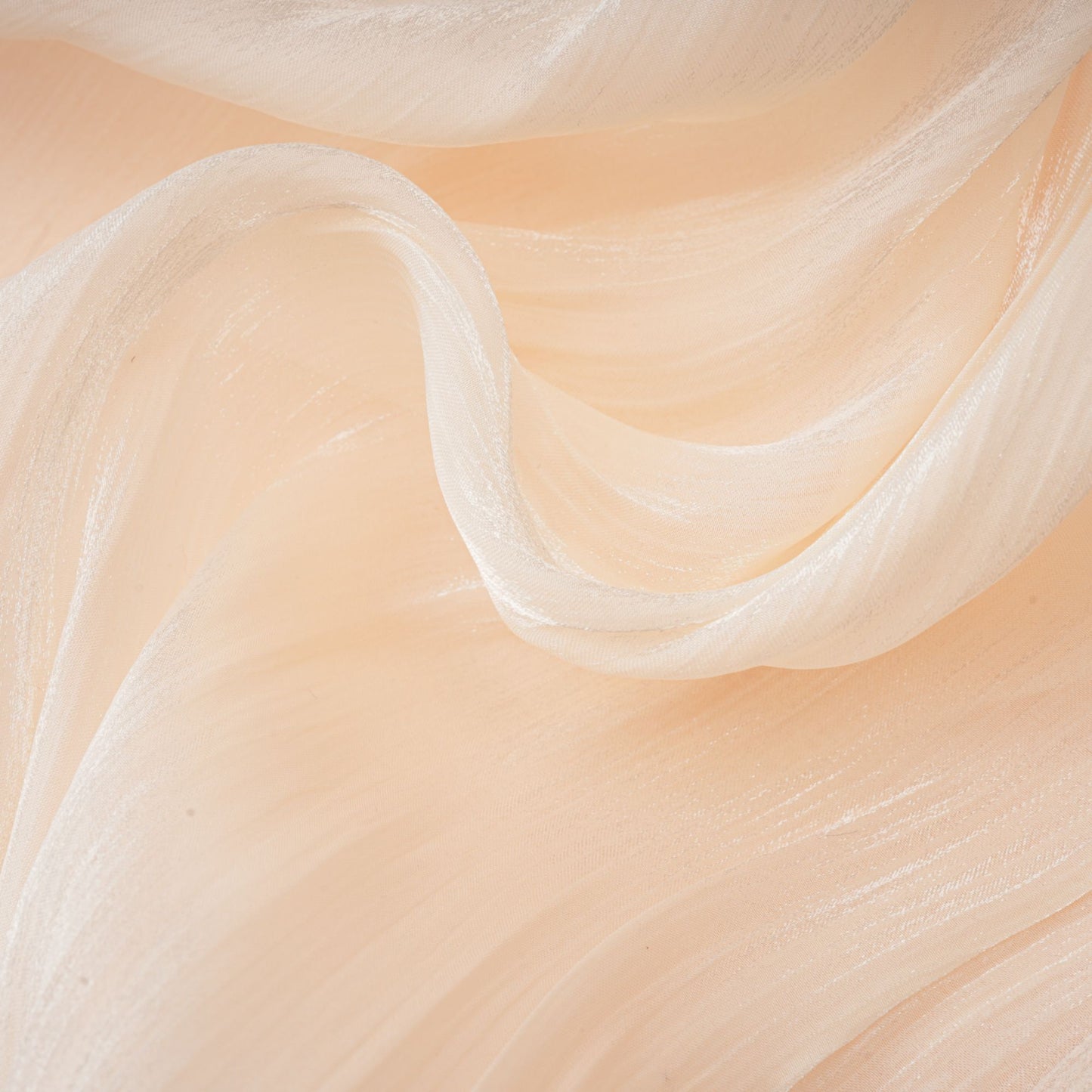 Eugenie Neutral Fully Pleated Ruffled Mini Dress