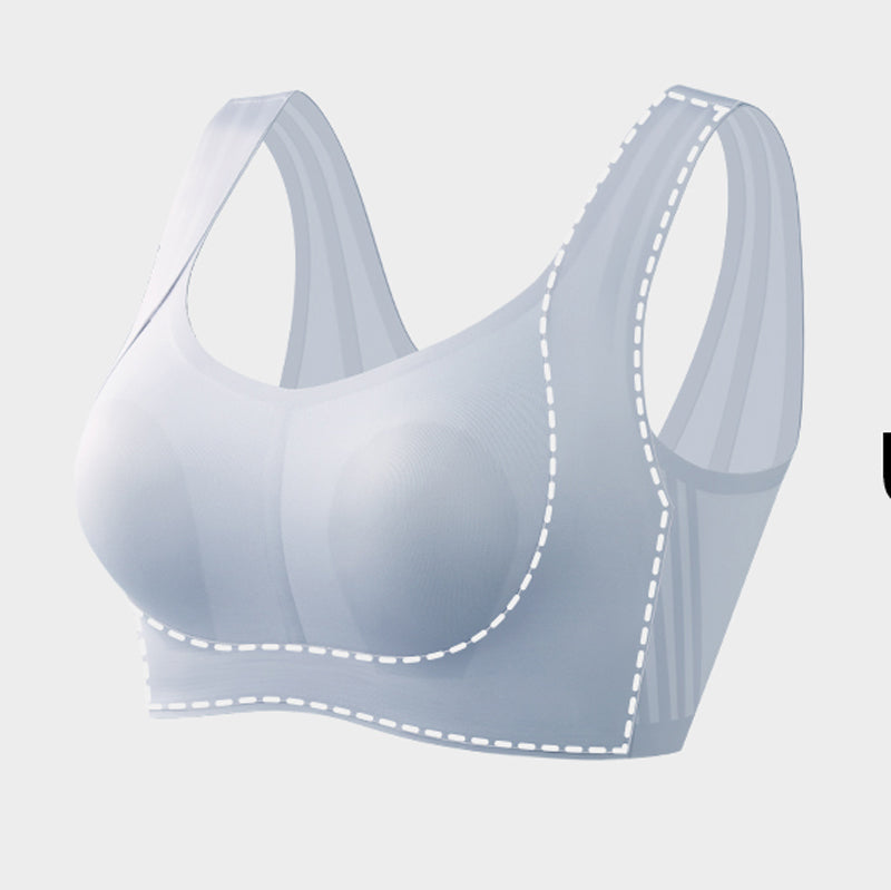 Minimizer push up wireless bra