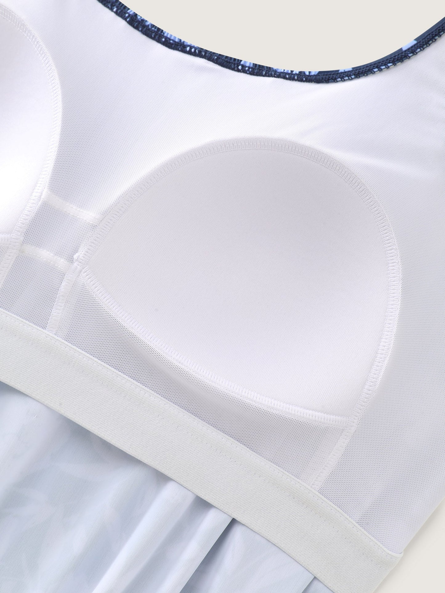 Tropical Flower Print Pockets One-Piece Swimsuit