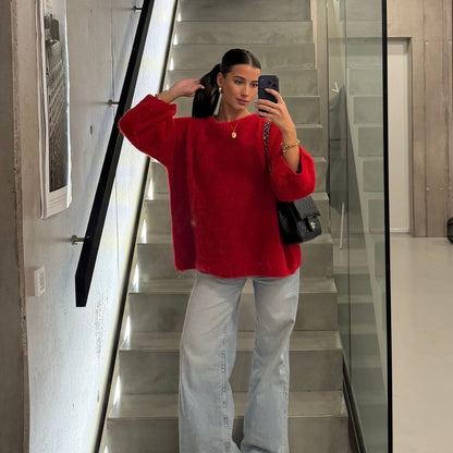 Ultra-Soft Off-Shoulder Knit