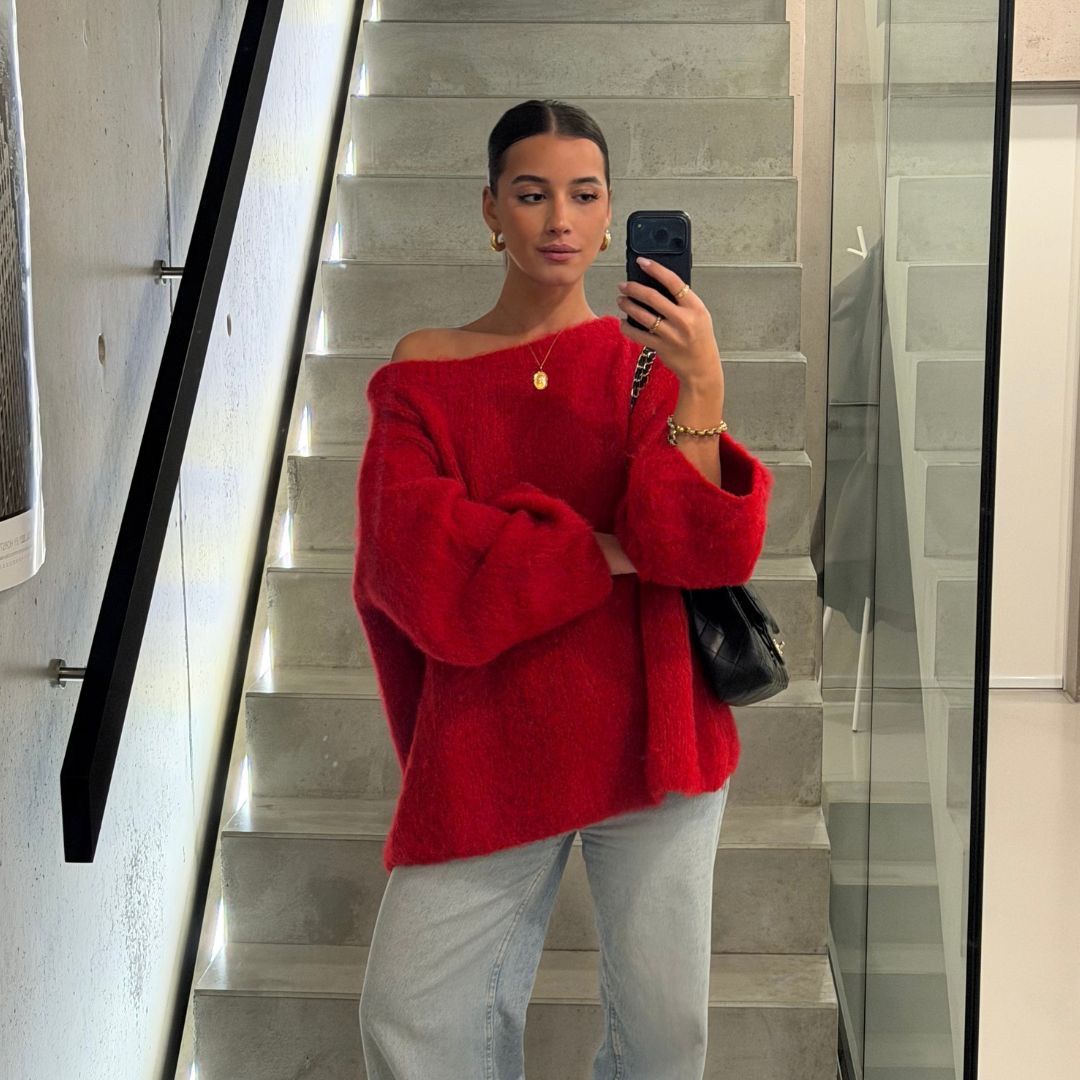 Ultra-Soft Off-Shoulder Knit