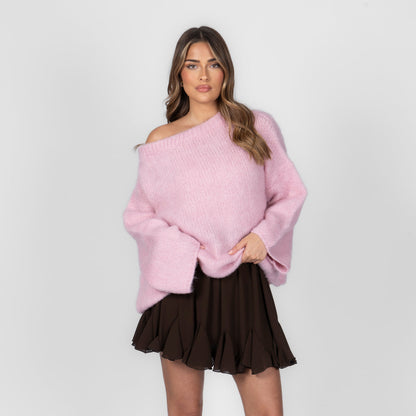 Ultra-Soft Off-Shoulder Knit