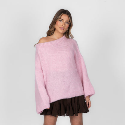 Ultra-Soft Off-Shoulder Knit