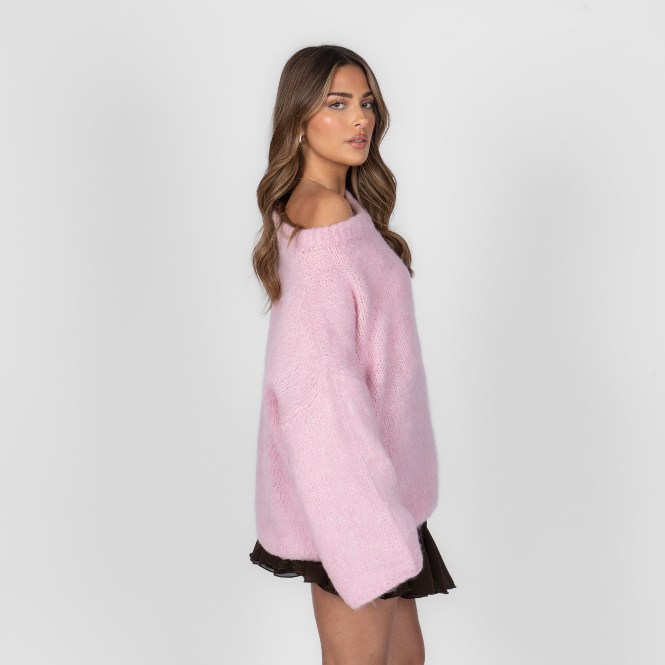 Ultra-Soft Off-Shoulder Knit