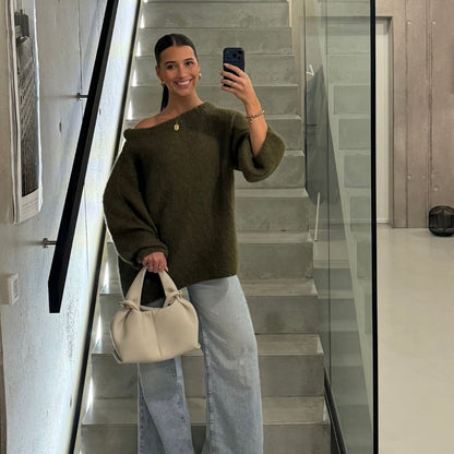 Ultra-Soft Off-Shoulder Knit