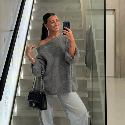 Ultra-Soft Off-Shoulder Knit