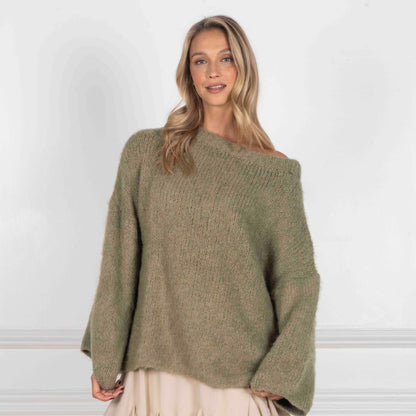 Ultra-Soft Off-Shoulder Knit