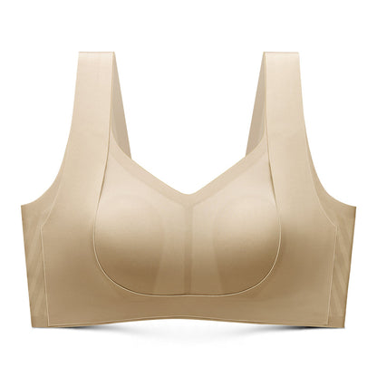 Minimizer push up wireless bra