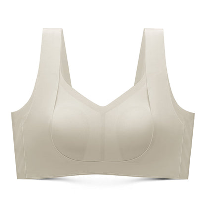 Minimizer push up wireless bra