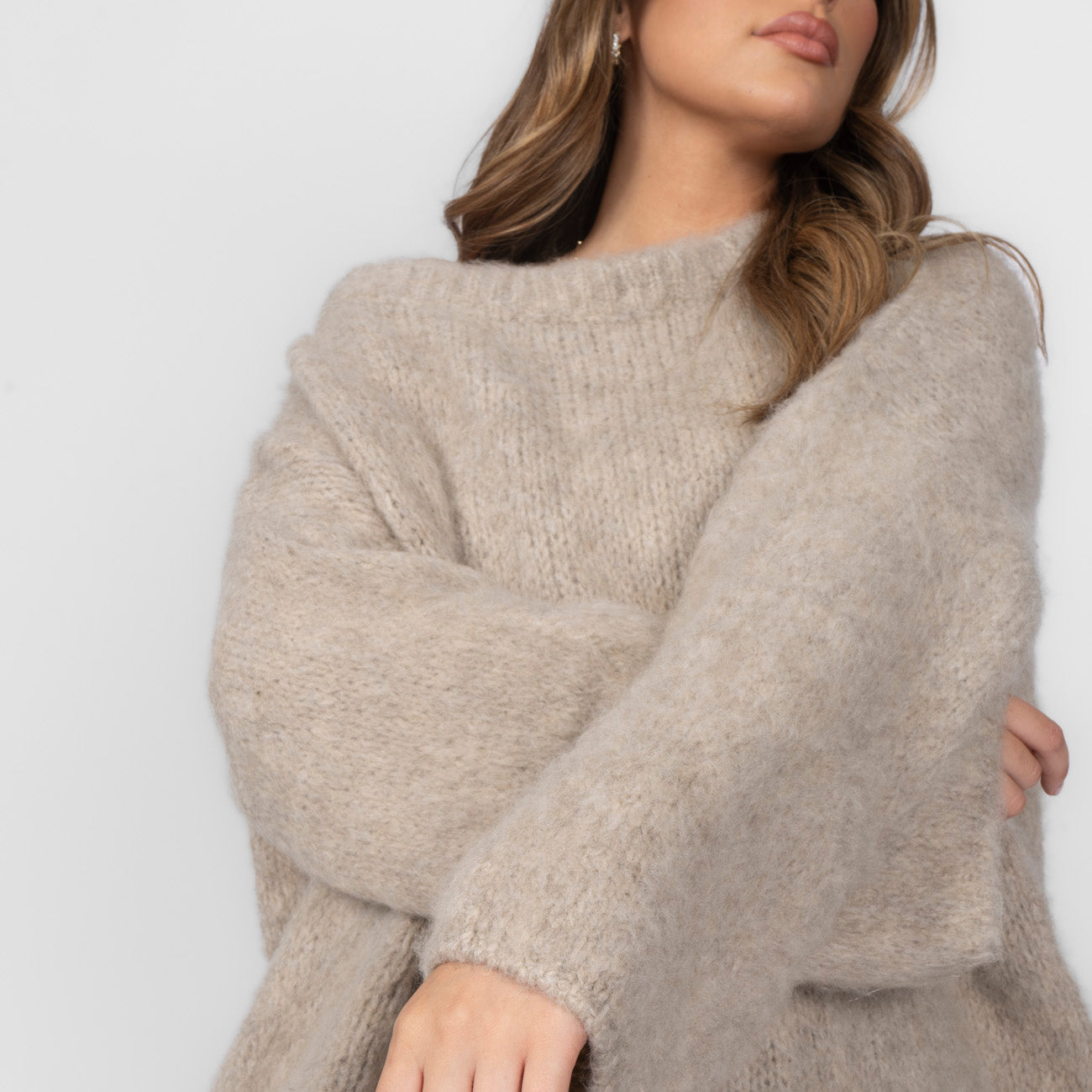 Ultra-Soft Off-Shoulder Knit