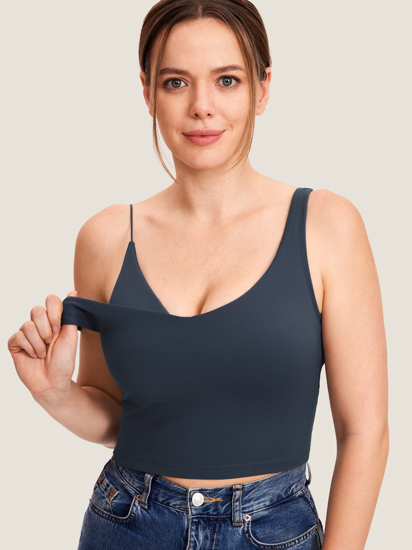 AuraFit® Nursing Crop Tank Top