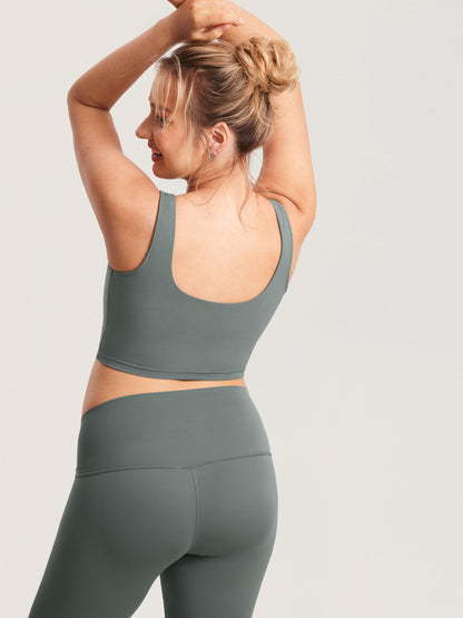 AuraFit® Nursing Crop Tank Top