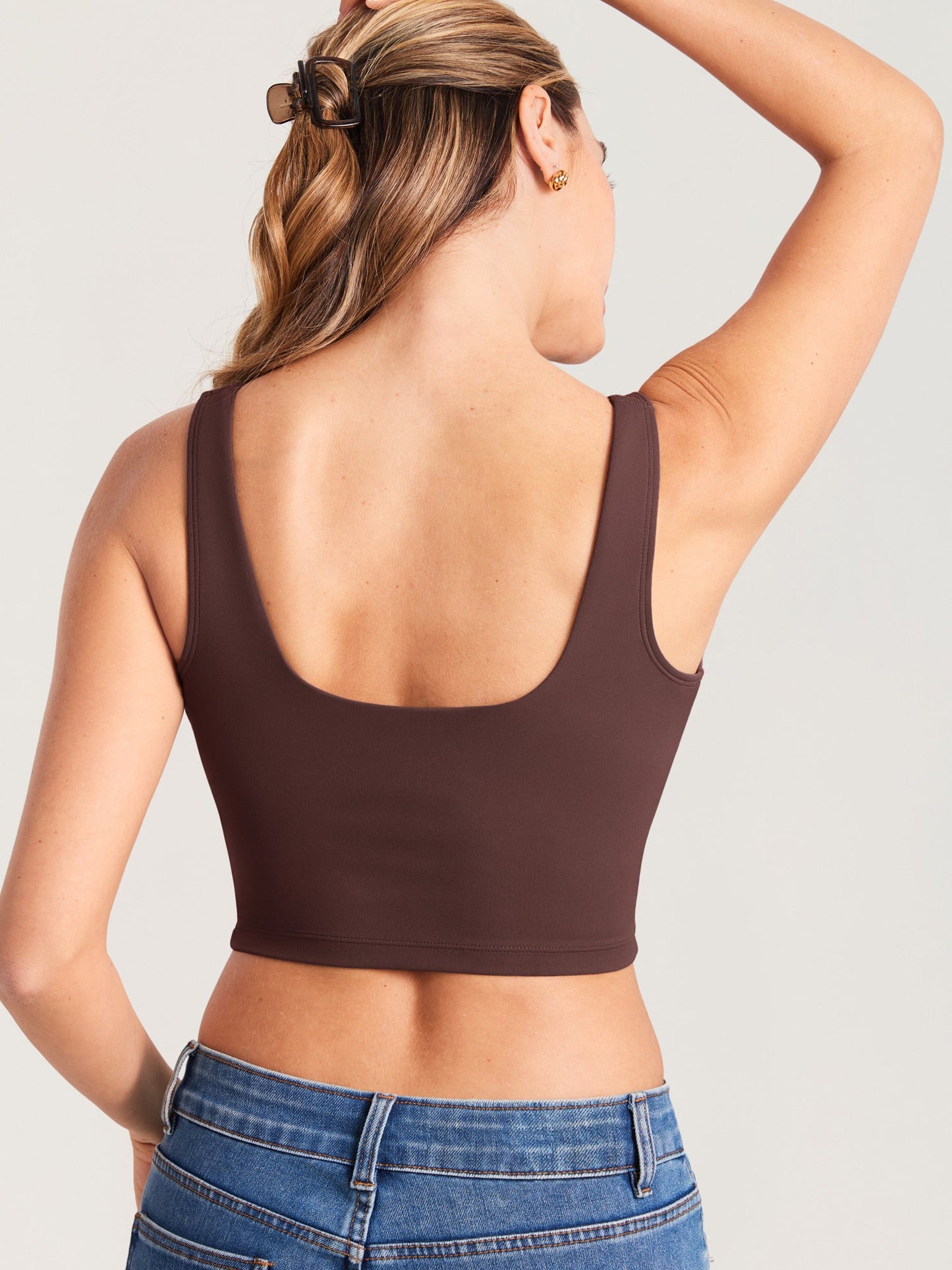 AuraFit® Nursing Crop Tank Top
