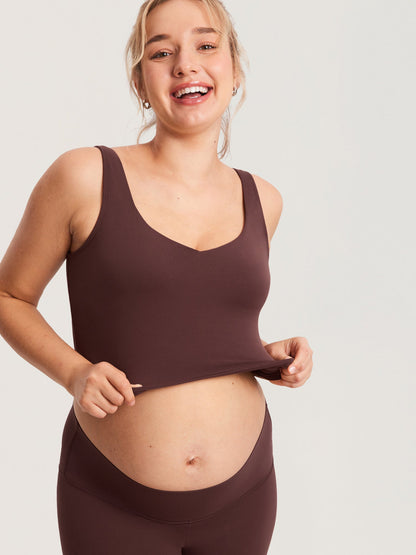 AuraFit® Nursing Crop Tank Top