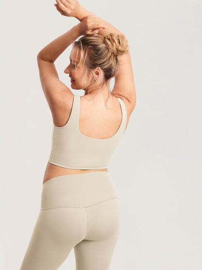 AuraFit® Nursing Crop Tank Top