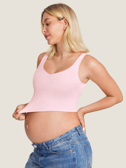 AuraFit® Nursing Crop Tank Top