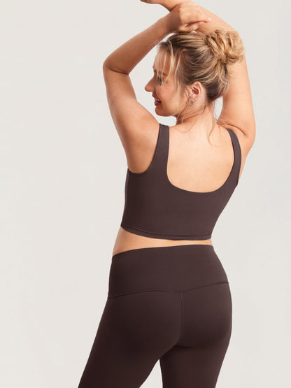 AuraFit® Nursing Crop Tank Top