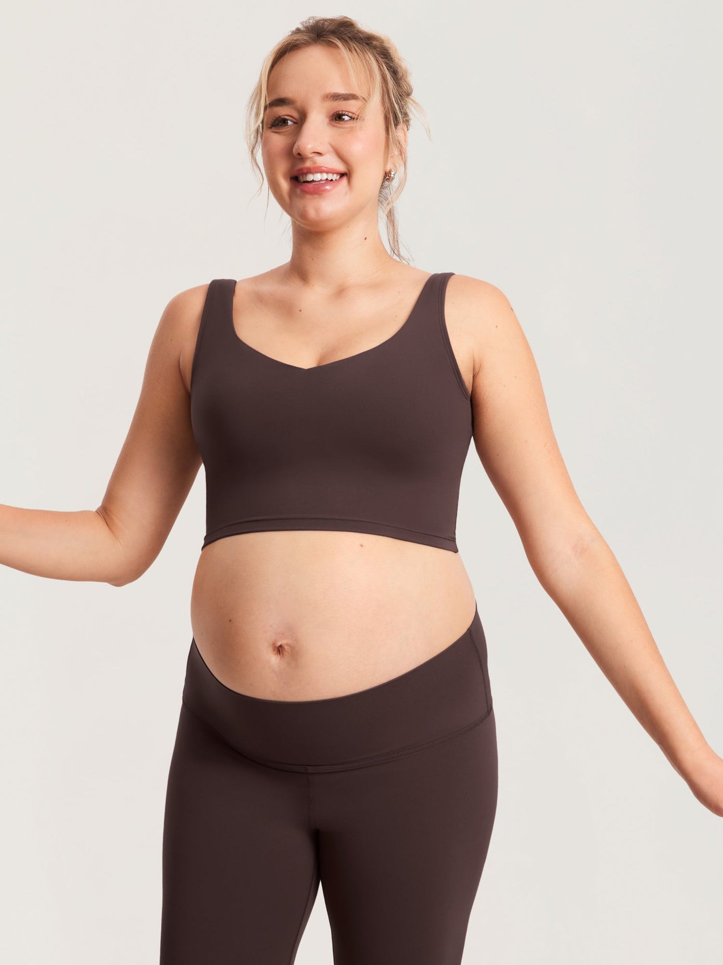 AuraFit® Nursing Crop Tank Top