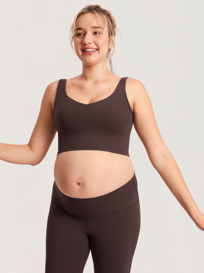 AuraFit® Nursing Crop Tank Top
