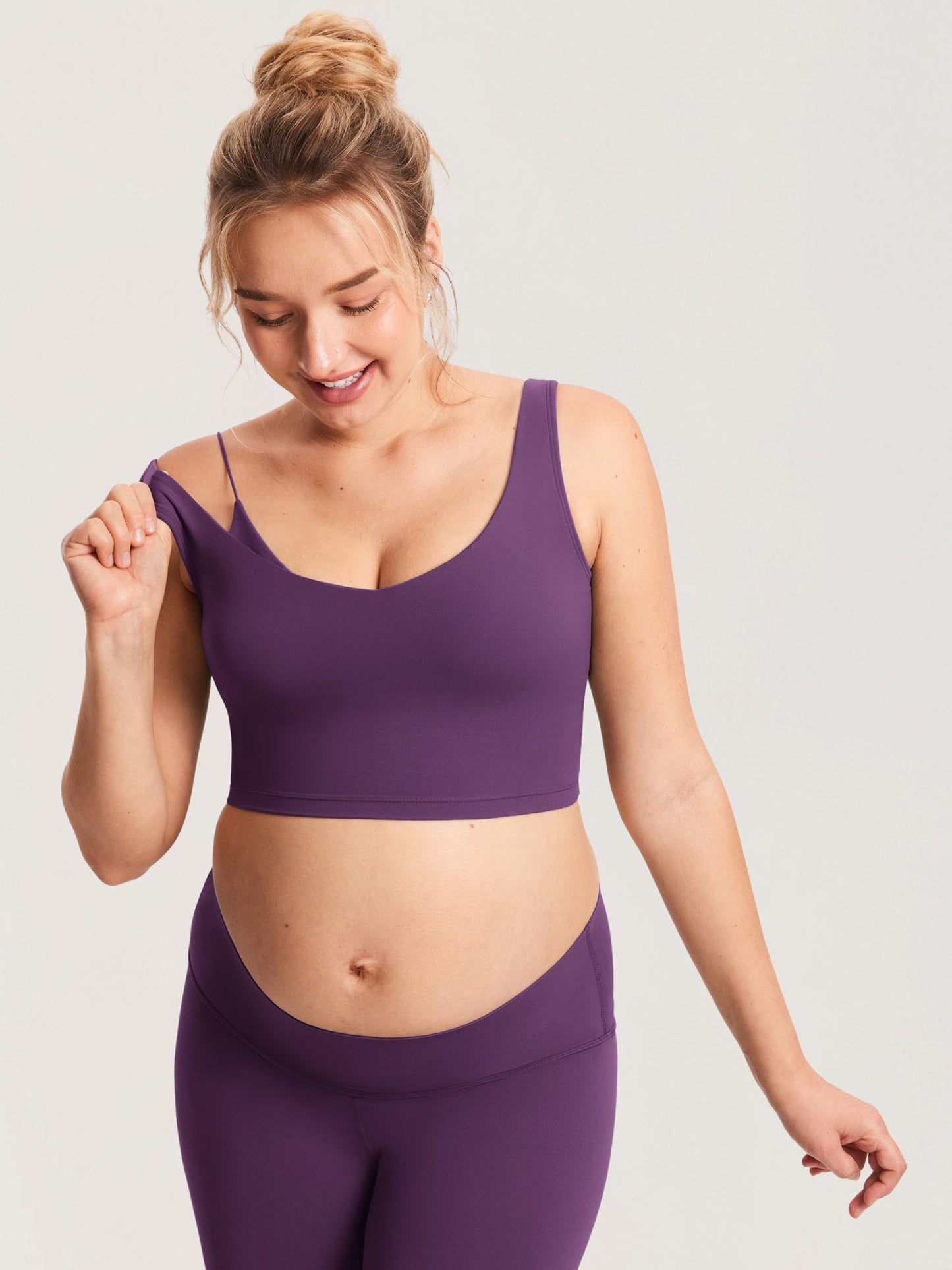 AuraFit® Nursing Crop Tank Top