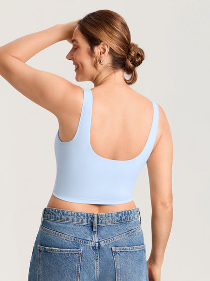AuraFit® Nursing Crop Tank Top