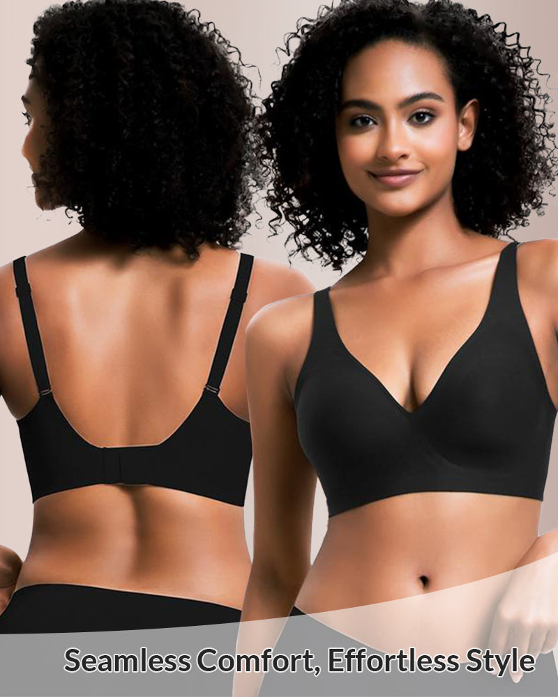 Curvvvy® Deep V Lift Seamless Wireless Jelly Bra