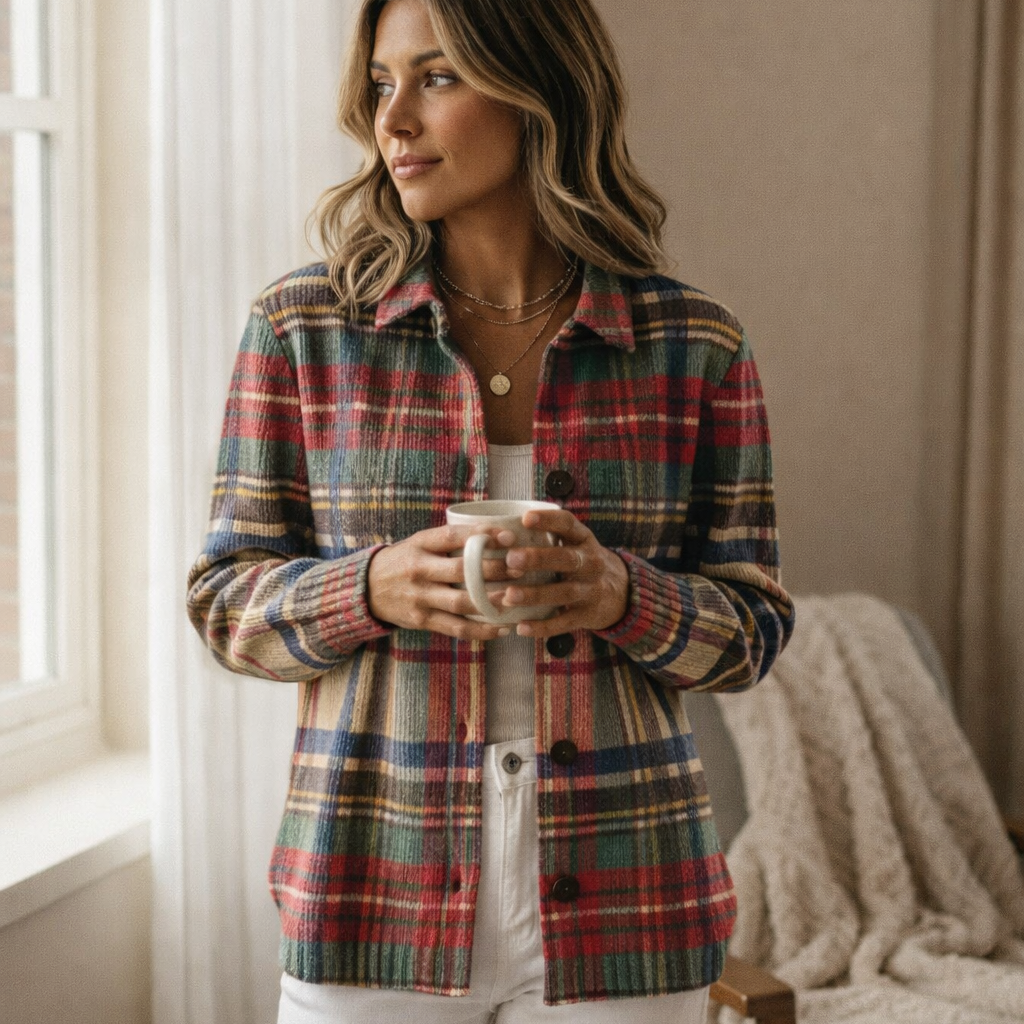 Mila™ | Plaid blouse
