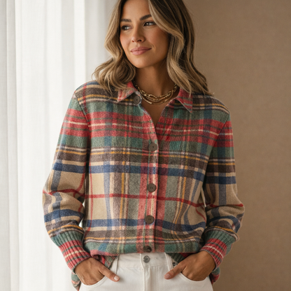 Mila™ | Plaid blouse