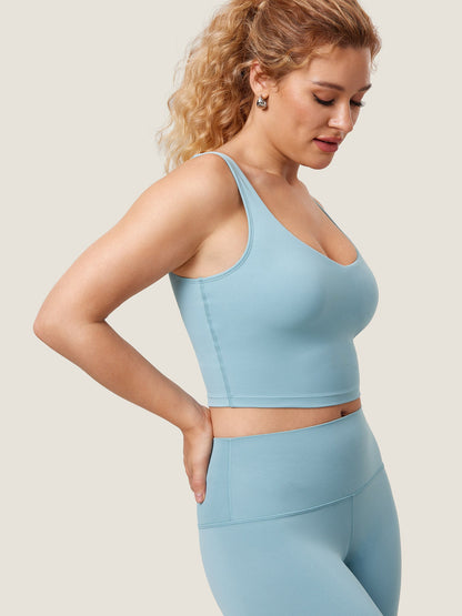 AuraFit® Nursing Crop Tank Top
