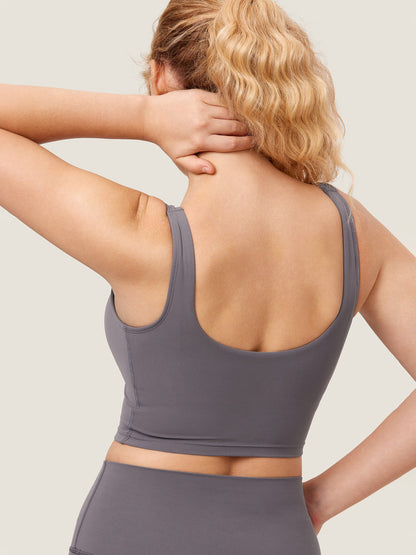 AuraFit® Nursing Crop Tank Top