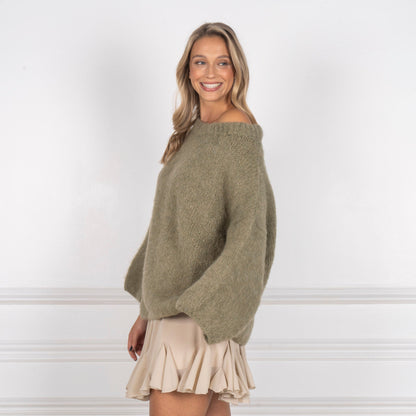 Ultra-Soft Off-Shoulder Knit
