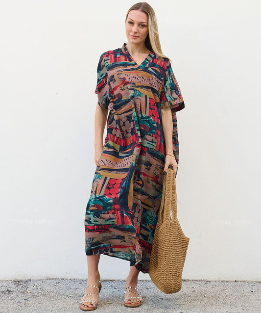 Casual Dress with Pockets – Ornella Caftan™