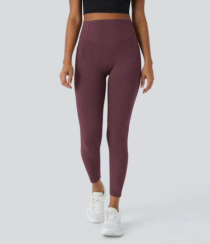 AuraFit High Waisted Tummy Control Shaping Training Leggings 2.0