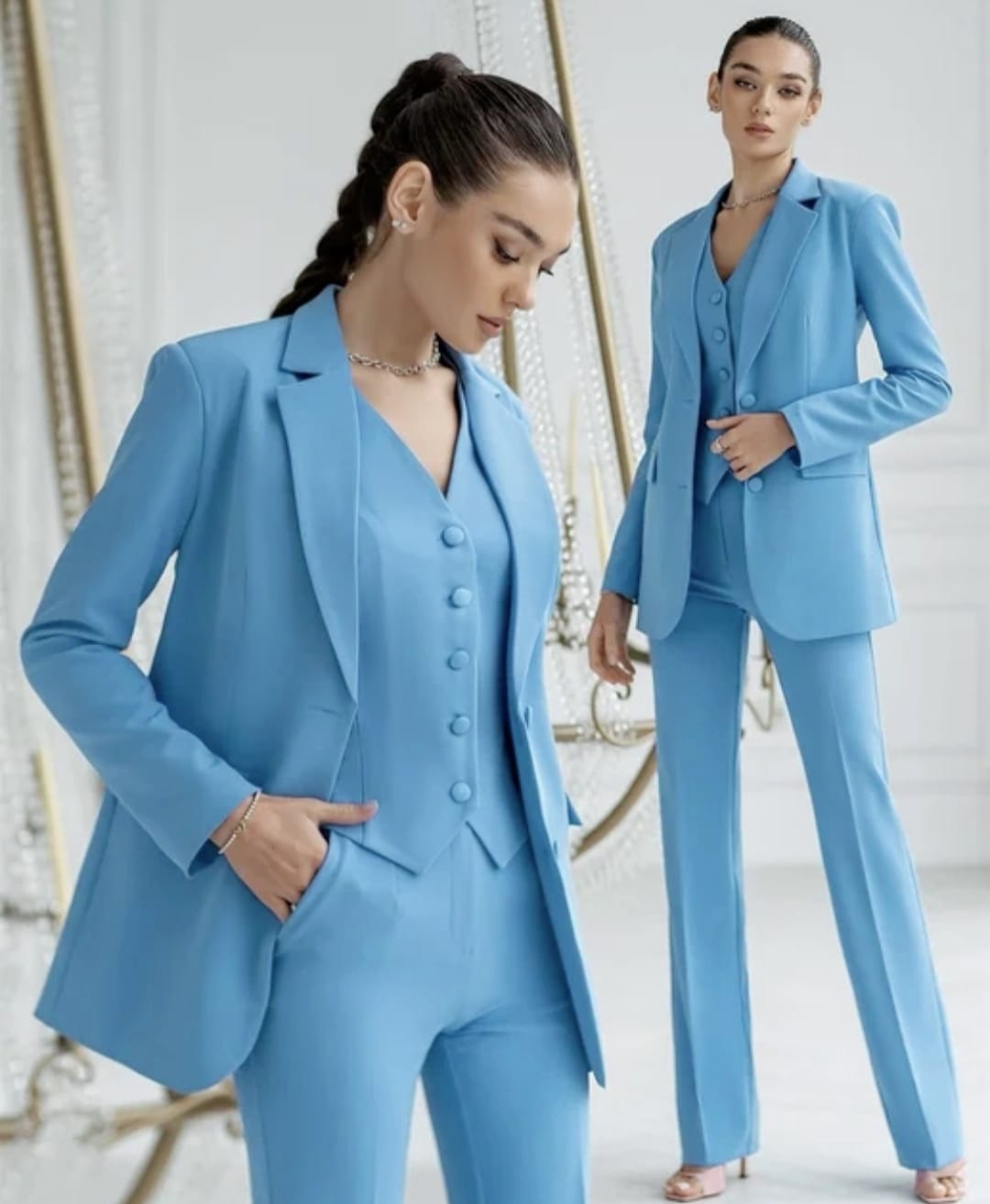 Safira Suit (Jacket + Trousers + Waistcoat)