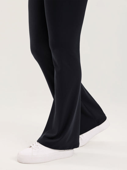 AuraFit No Front Seam Maternity Flare Leggings 31.5 inches
