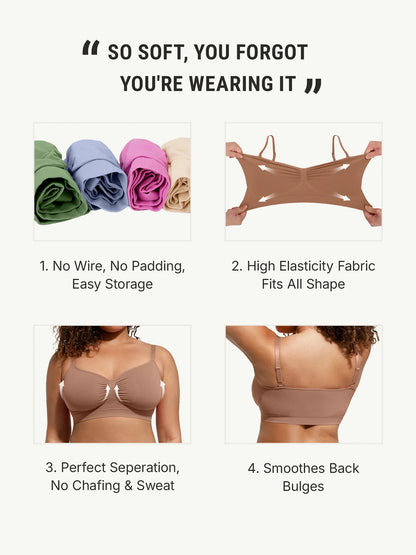 Smooth Seamless Comfort Wireless Bra