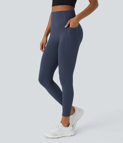 AuraFit High Waisted Tummy Control Shaping Training Leggings 2.0
