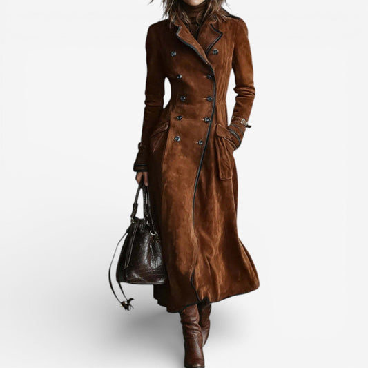 Nathaly™ Trench in suede