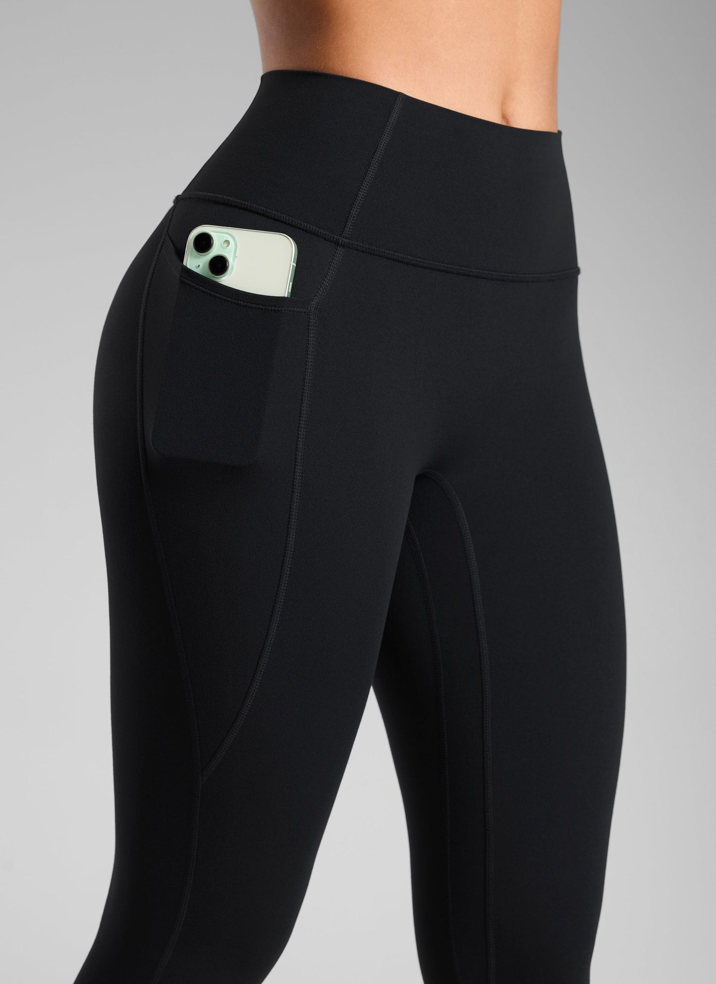 AuraFit™ No Front Seam Pocket Legging 25''