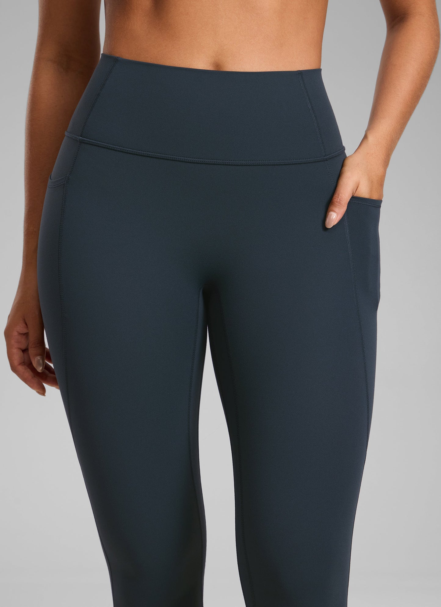 AuraFit™ No Front Seam Pocket Legging 25''