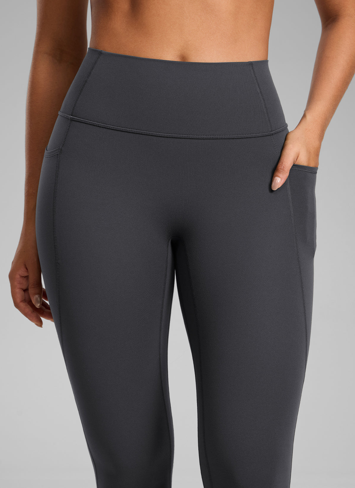AuraFit™ No Front Seam Pocket Legging 25''