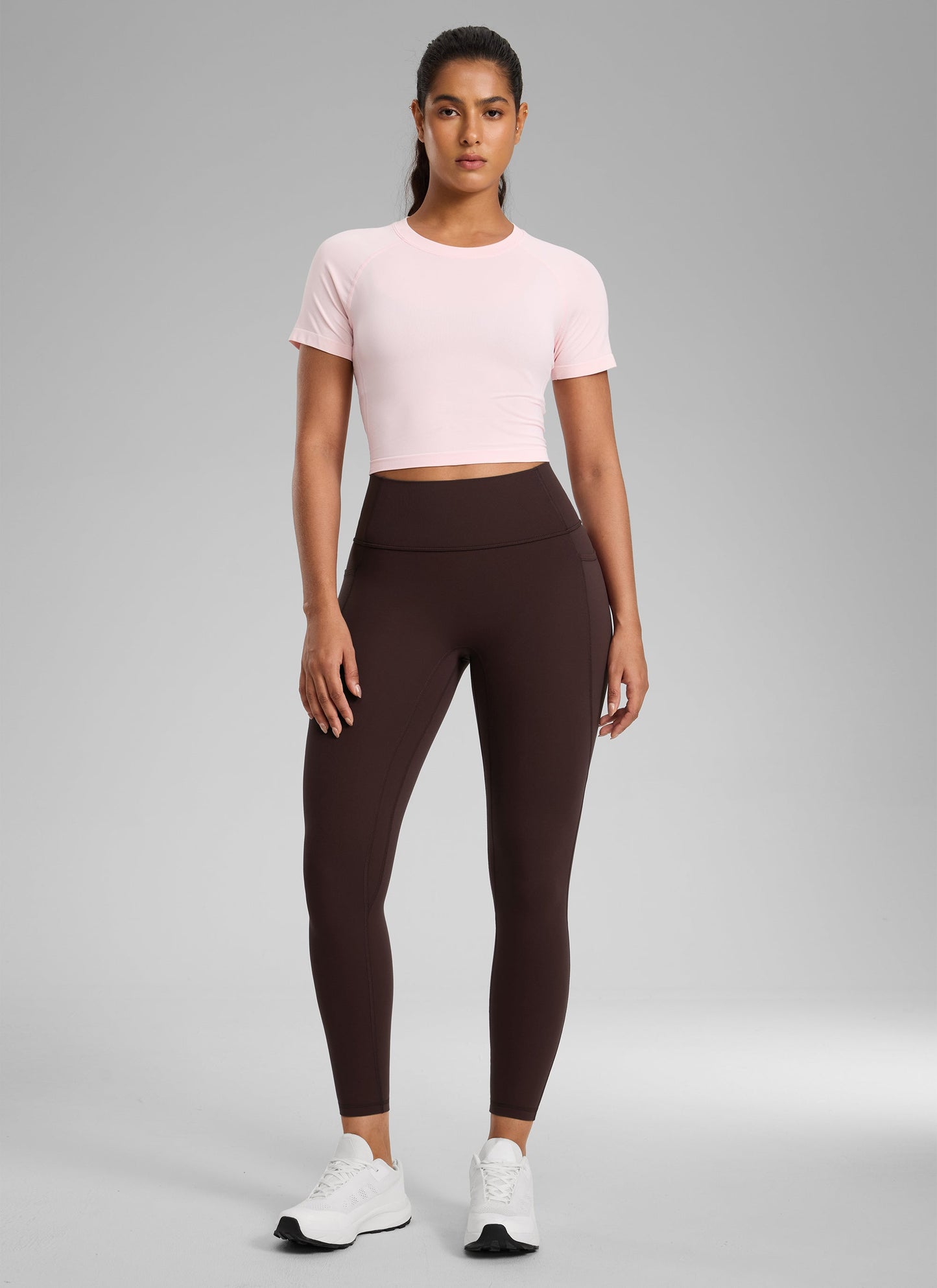 AuraFit™ No Front Seam Pocket Legging 25''