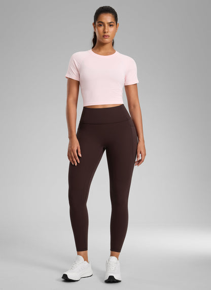 AuraFit™ No Front Seam Pocket Legging 25''