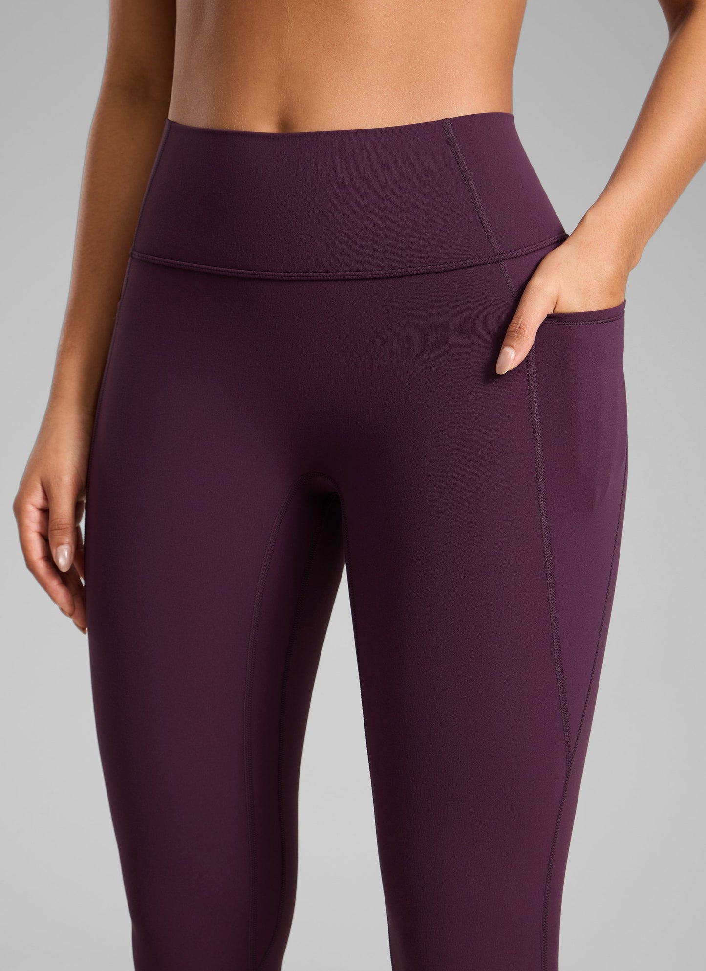 AuraFit™ No Front Seam Pocket Legging 25''