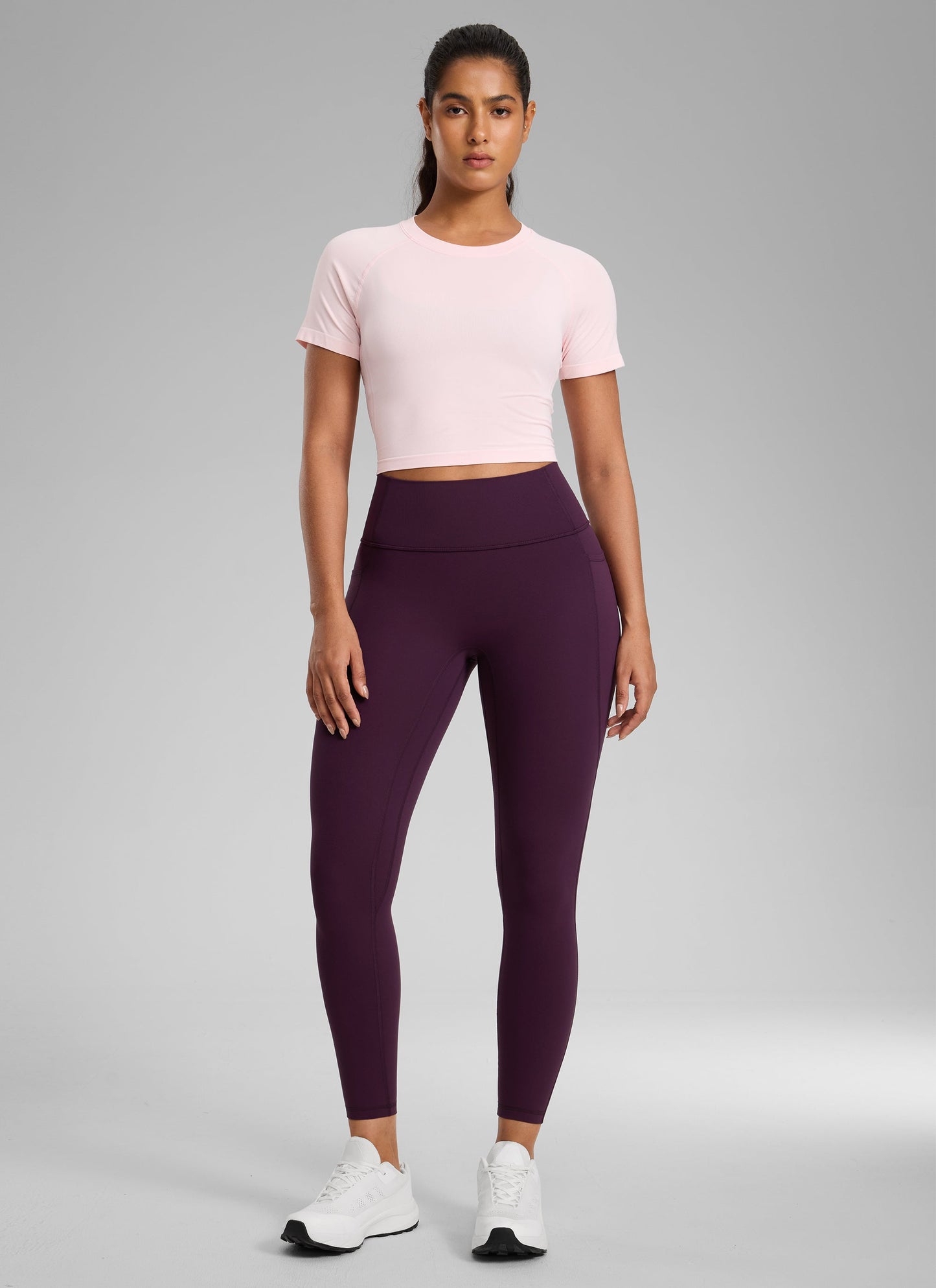 AuraFit™ No Front Seam Pocket Legging 25''