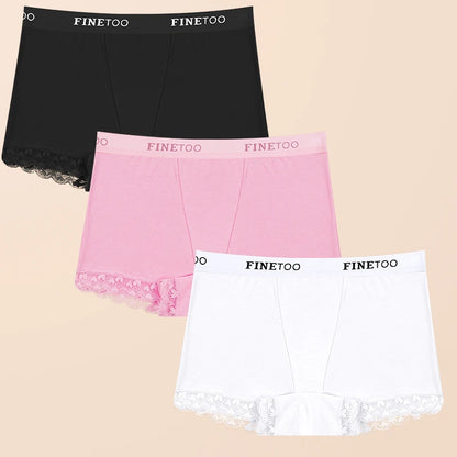 3 Pieces Women's Lace Panties