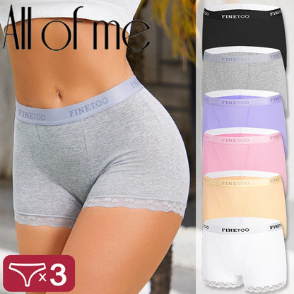 3 Pieces Women's Lace Panties