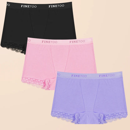3 Pieces Women's Lace Panties