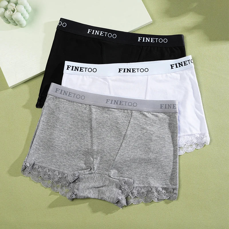 3 Pieces Women's Lace Panties