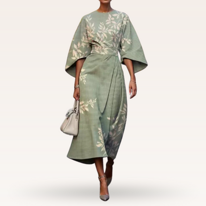 Elise | Royal Floral Dress